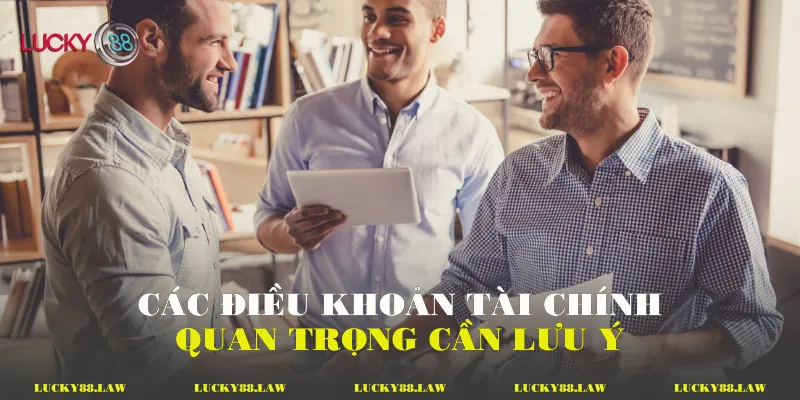 Các điều khoản tài chính quan trọng cần lưu ý