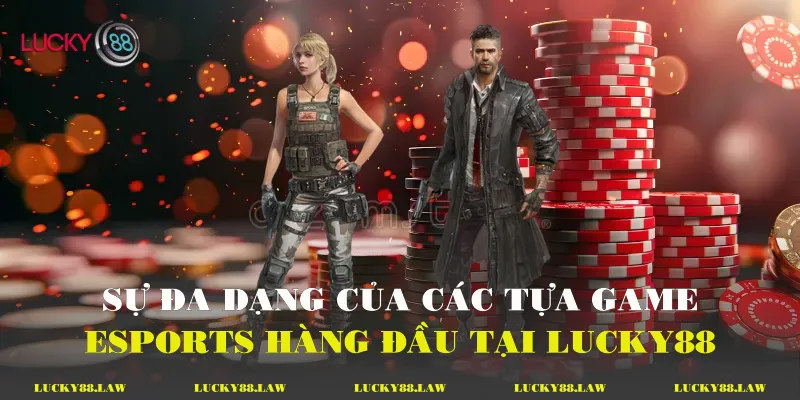 Sự đa dạng của các tựa game Esports hàng đầu tại Lucky88